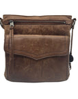 The Sak Brown Leather Crossbody bag