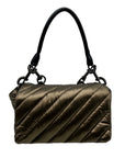 Think Royln Soft Bronze Nylon Shoulder Bag