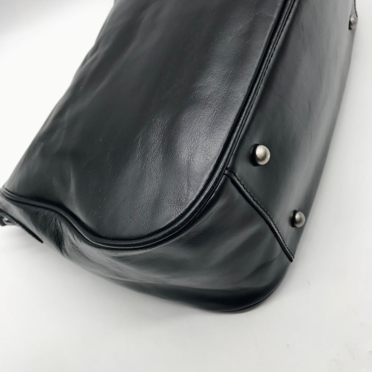 Patricia Nash Black Leather Shoulder/Hobo Bag