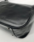 Patricia Nash Black Leather Shoulder/Hobo Bag