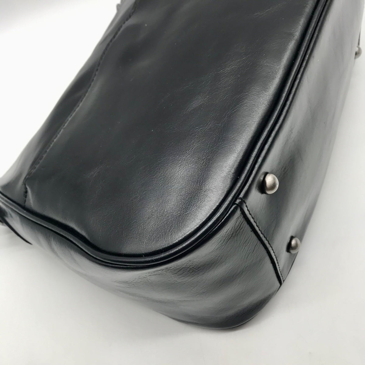 Patricia Nash Black Leather Shoulder/Hobo Bag