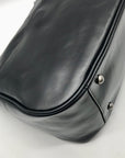 Patricia Nash Black Leather Shoulder/Hobo Bag