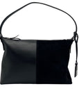 Stuart Weitzman Black Leather Shoulder Bag