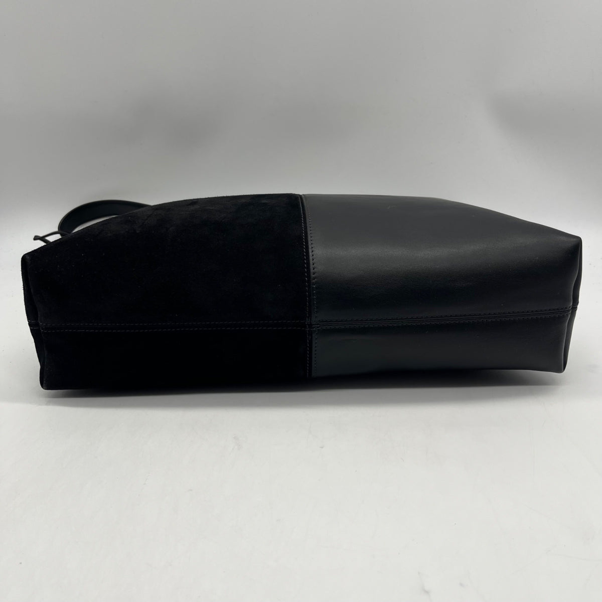 Stuart Weitzman Black Leather Shoulder Bag