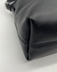 Stuart Weitzman Black Leather Shoulder Bag