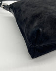 Stuart Weitzman Black Leather Shoulder Bag
