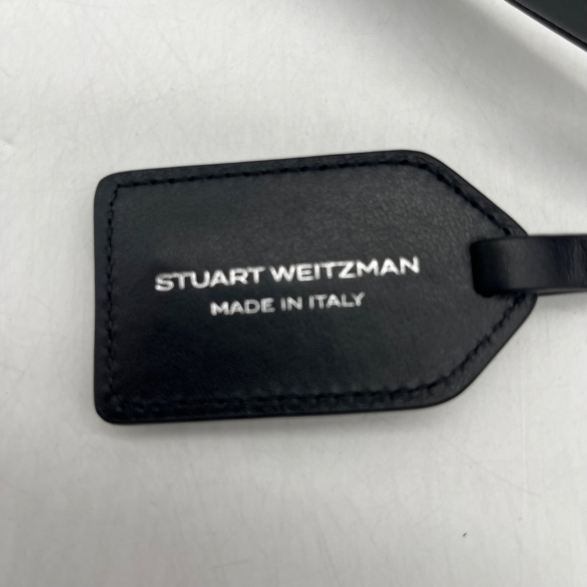 Stuart Weitzman Black Leather Shoulder Bag