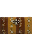 Tory Burch Floral Zip Continental Wallet