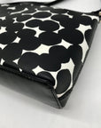 Kate Spade Black/White Leather Millie Grove Street Splodge Dot Crossbody
