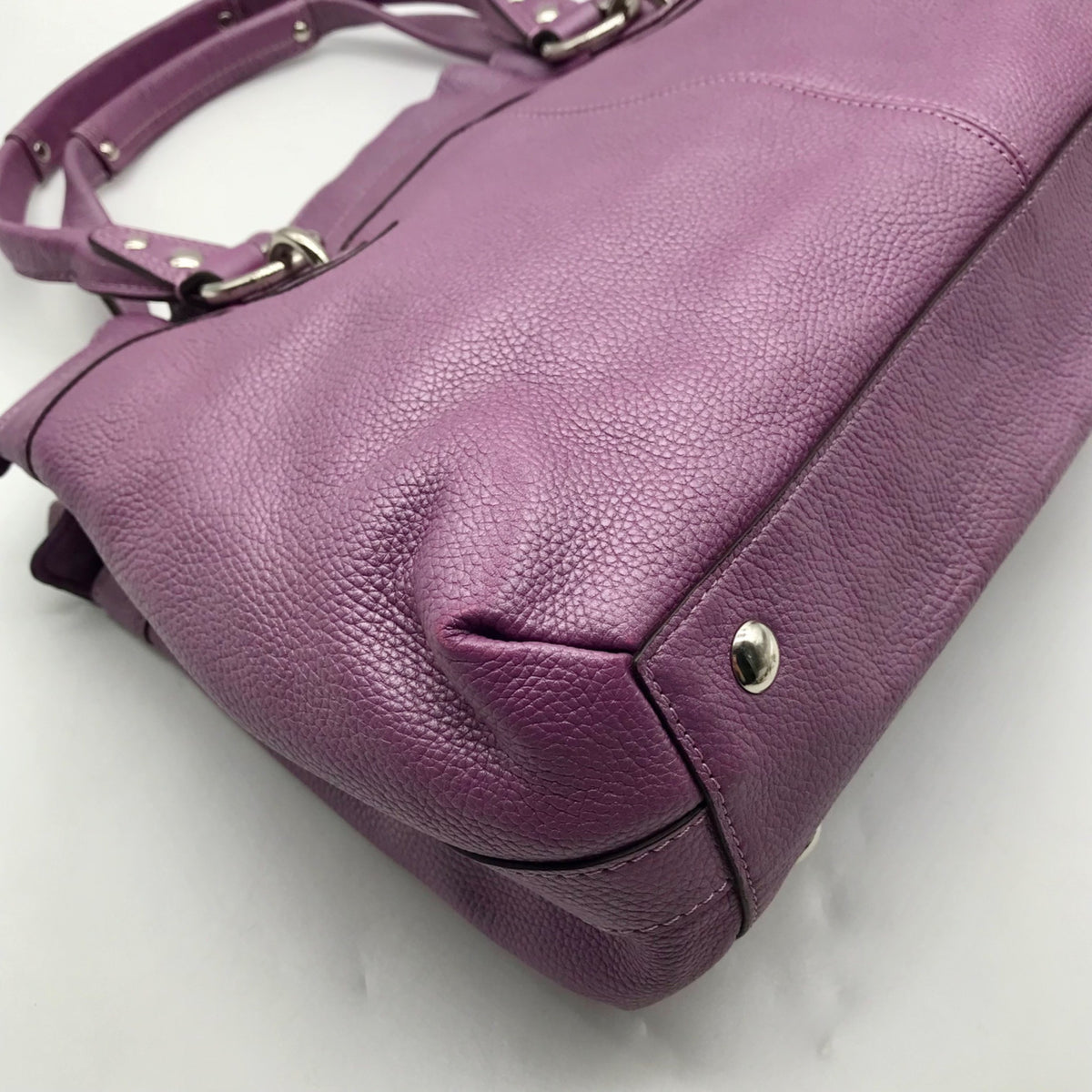 Coach Soft Lavender Pebbled Leather Penelope Shoulder Bag F14682