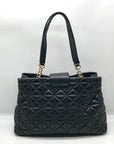 Kate Spade Black Quilted Leather Elena Whitaker Place Shoulder Bag