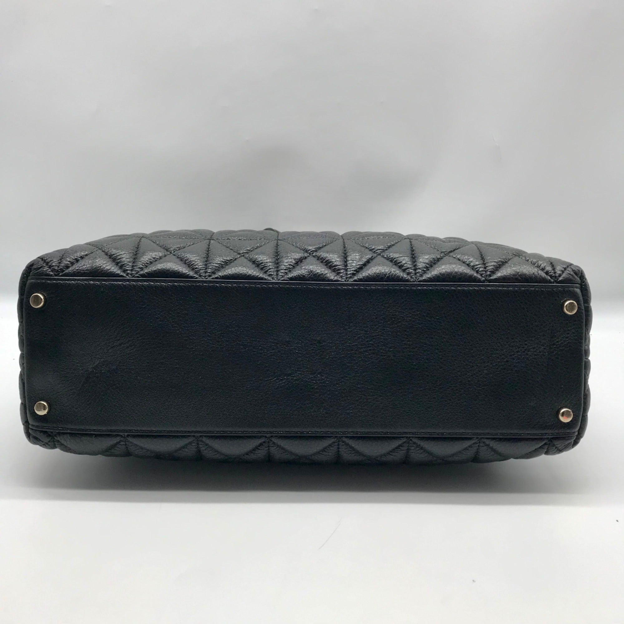 Kate Spade Black Quilted Leather Elena Whitaker Place Shoulder Bag