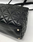 Kate Spade Black Quilted Leather Elena Whitaker Place Shoulder Bag