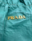 Prada Green Nylon Shoulder Bag