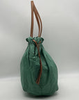 Prada Green Nylon Shoulder Bag