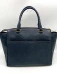 Michael Kors Black Pebbled Leather Hudson Satchel