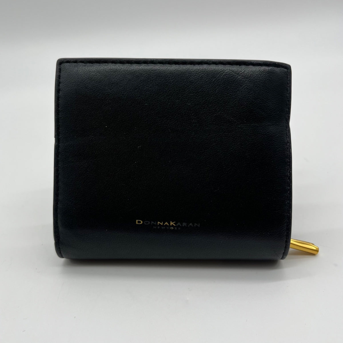 Donna Karan Black Leather Small Wallet