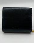 Donna Karan Black Leather Small Wallet