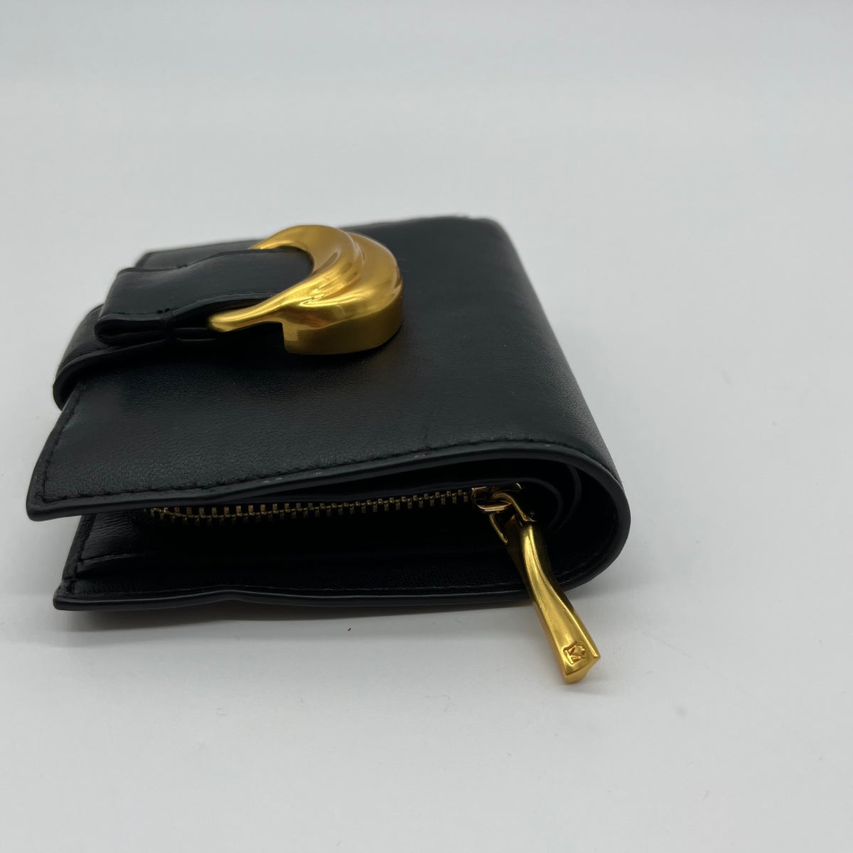 Donna Karan Black Leather Small Wallet