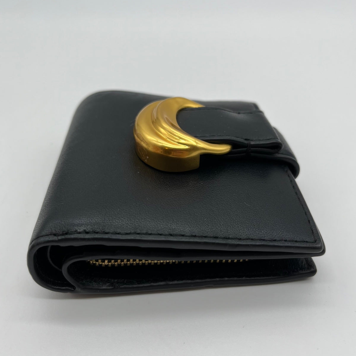 Donna Karan Black Leather Small Wallet