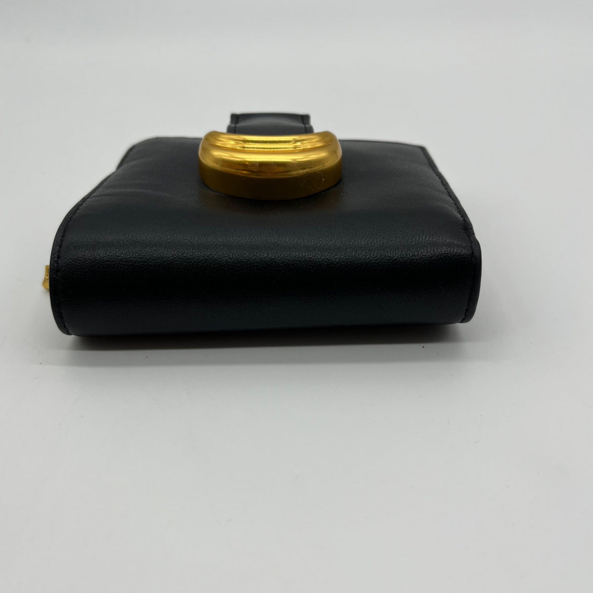 Donna Karan Black Leather Small Wallet