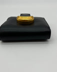 Donna Karan Black Leather Small Wallet