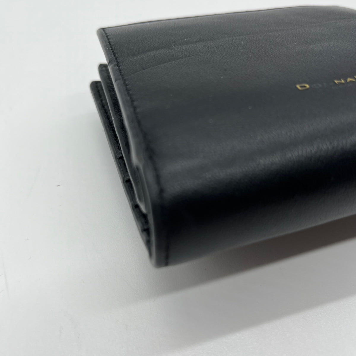 Donna Karan Black Leather Small Wallet