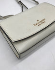 Kate Spade Ivory Leather Staci Flap Crossbody Bag