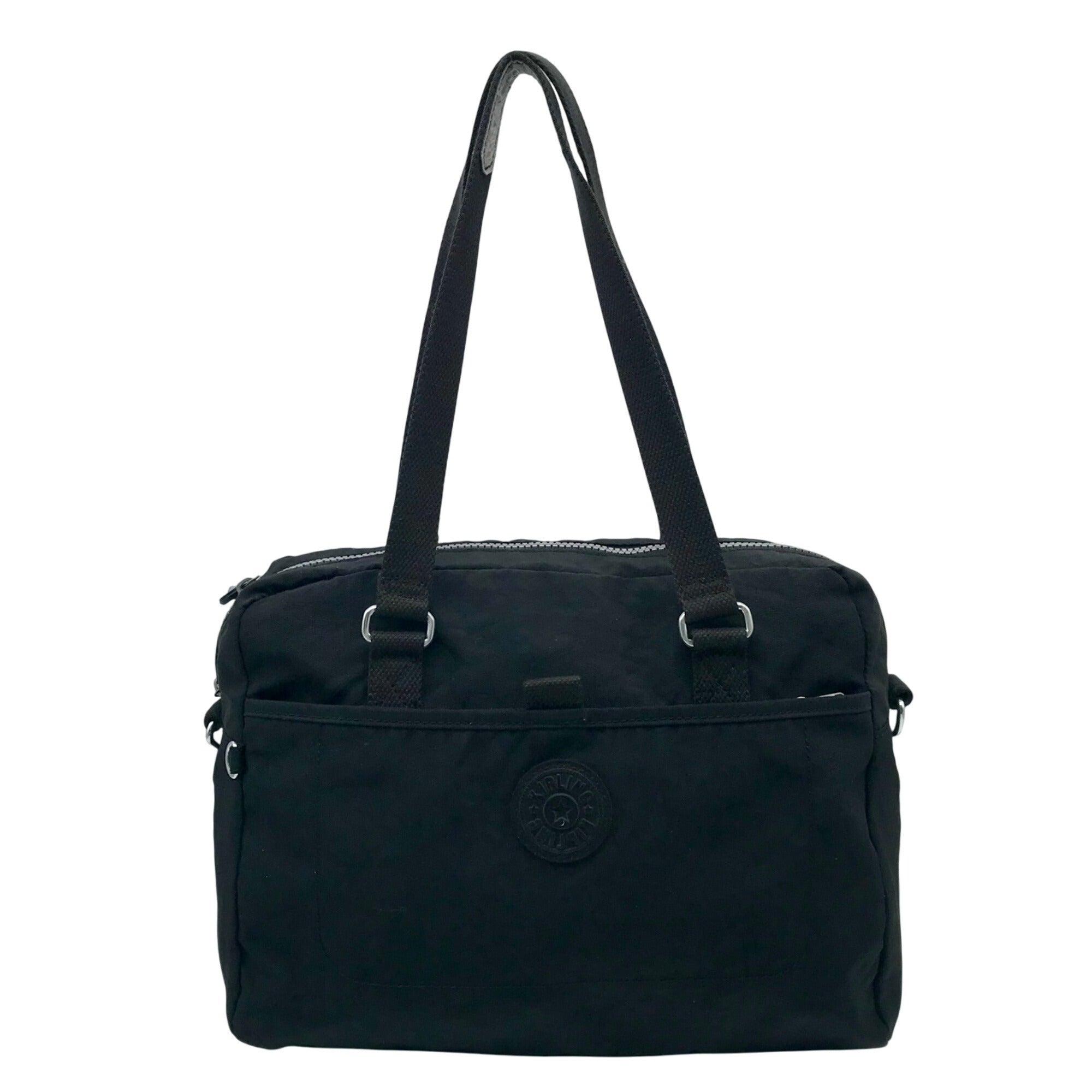 Kipling Black Nylon Satchel