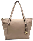 Michael Kors Light Pink Pebbled Leather Jet Set Tote & Wristlet