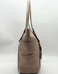 Michael Kors Light Pink Pebbled Leather Jet Set Tote & Wristlet