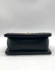 Valentino Orlandi Black Quilted Diamond Crossbody Bag