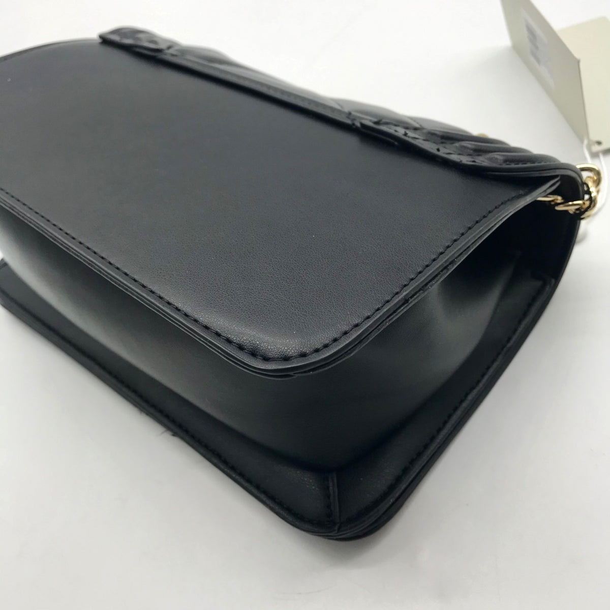 Valentino Orlandi Black Quilted Diamond Crossbody Bag