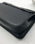 Valentino Orlandi Black Quilted Diamond Crossbody Bag