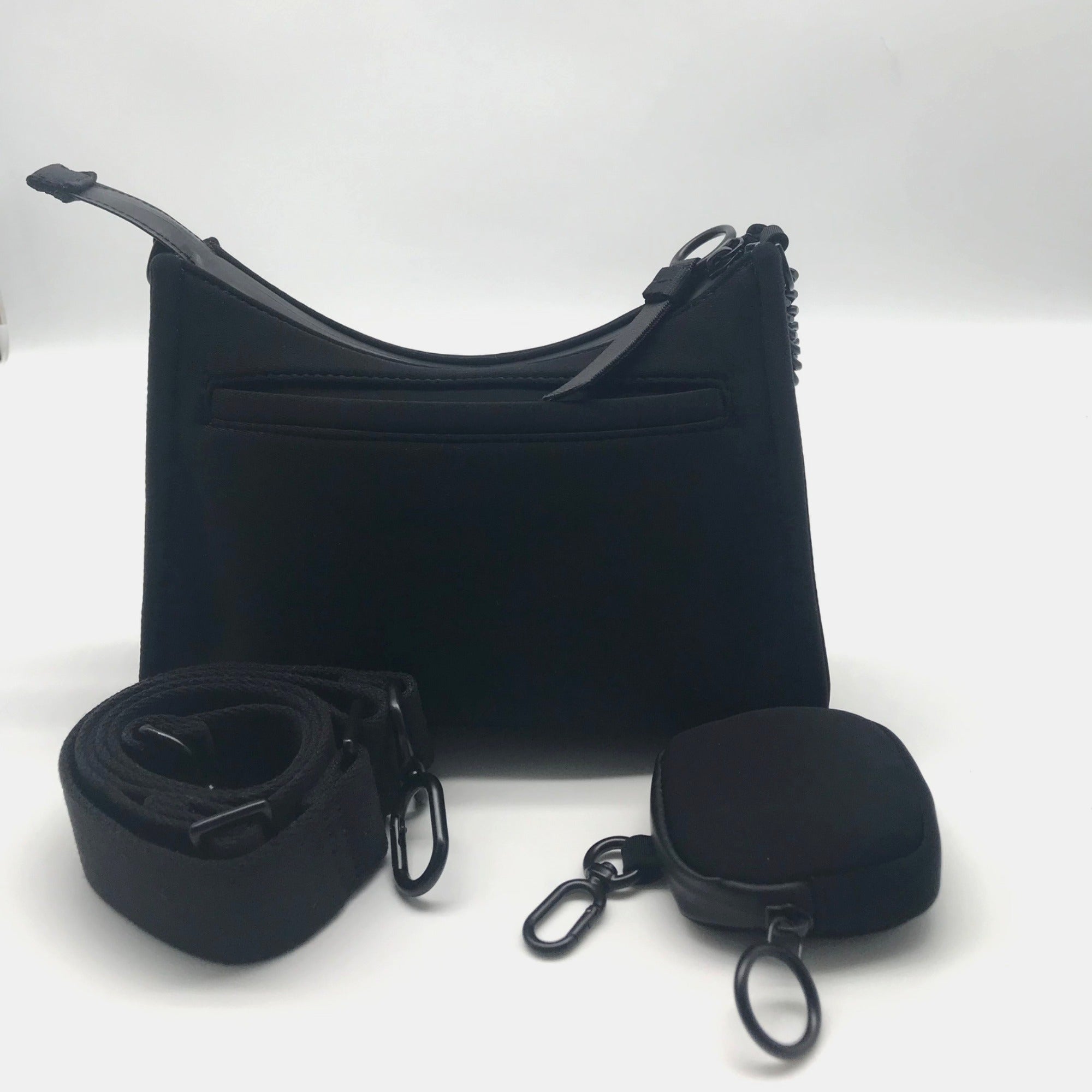 Thacker Black Top Zip Gigi Crossbody Bag