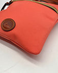 Dooney & Bourke Orange Nylon Double Zip Crossbody