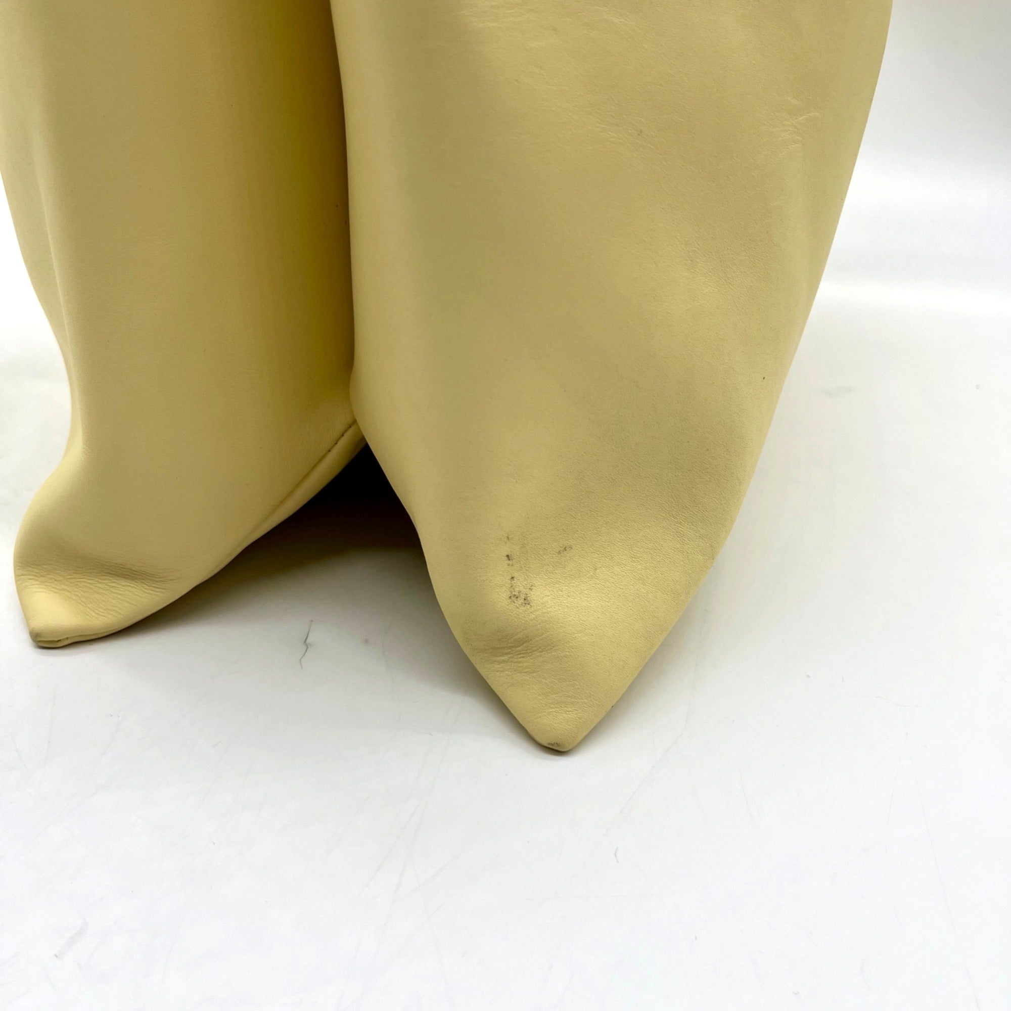 Cult Gaia Yellow Leather Asa Tote