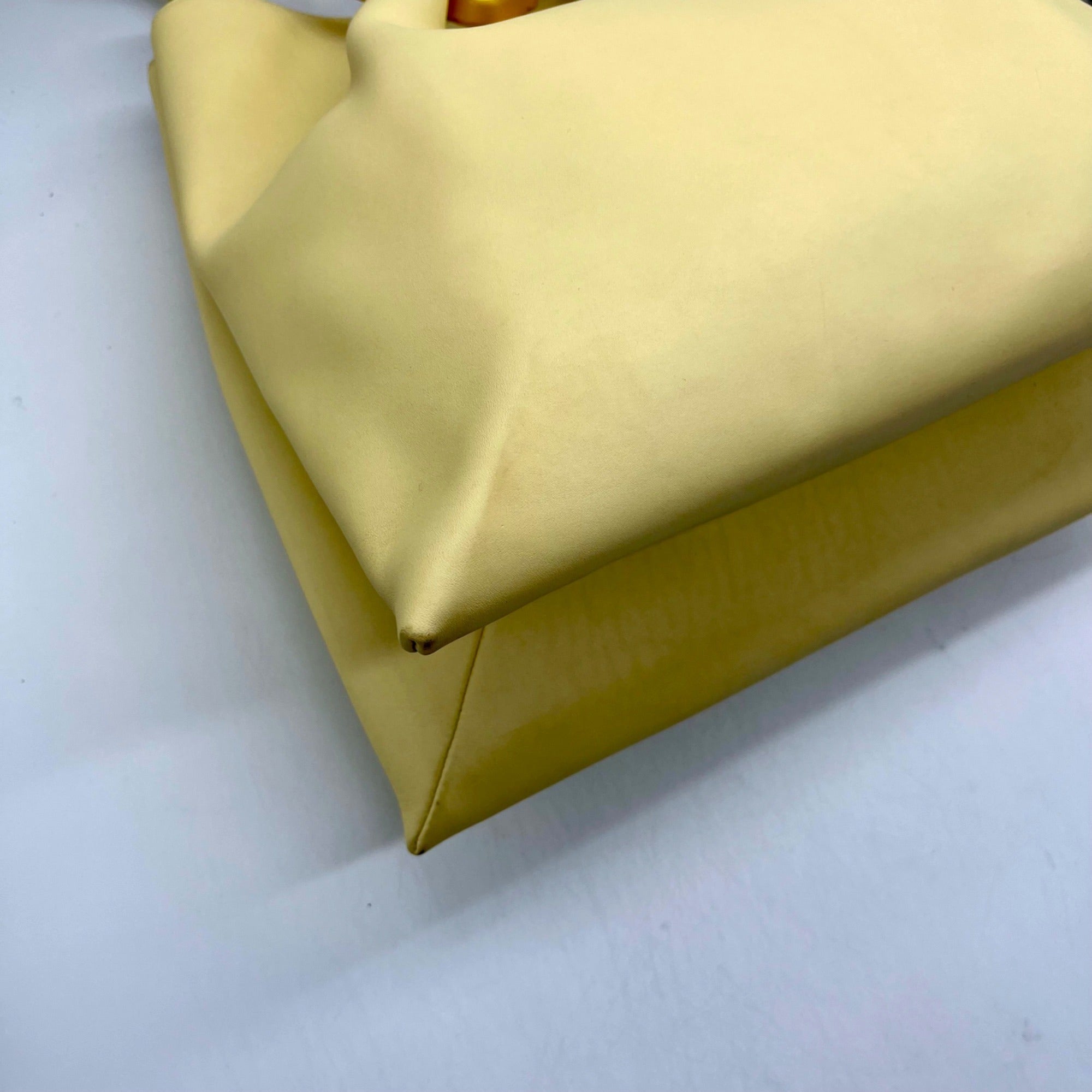 Cult Gaia Yellow Leather Asa Tote