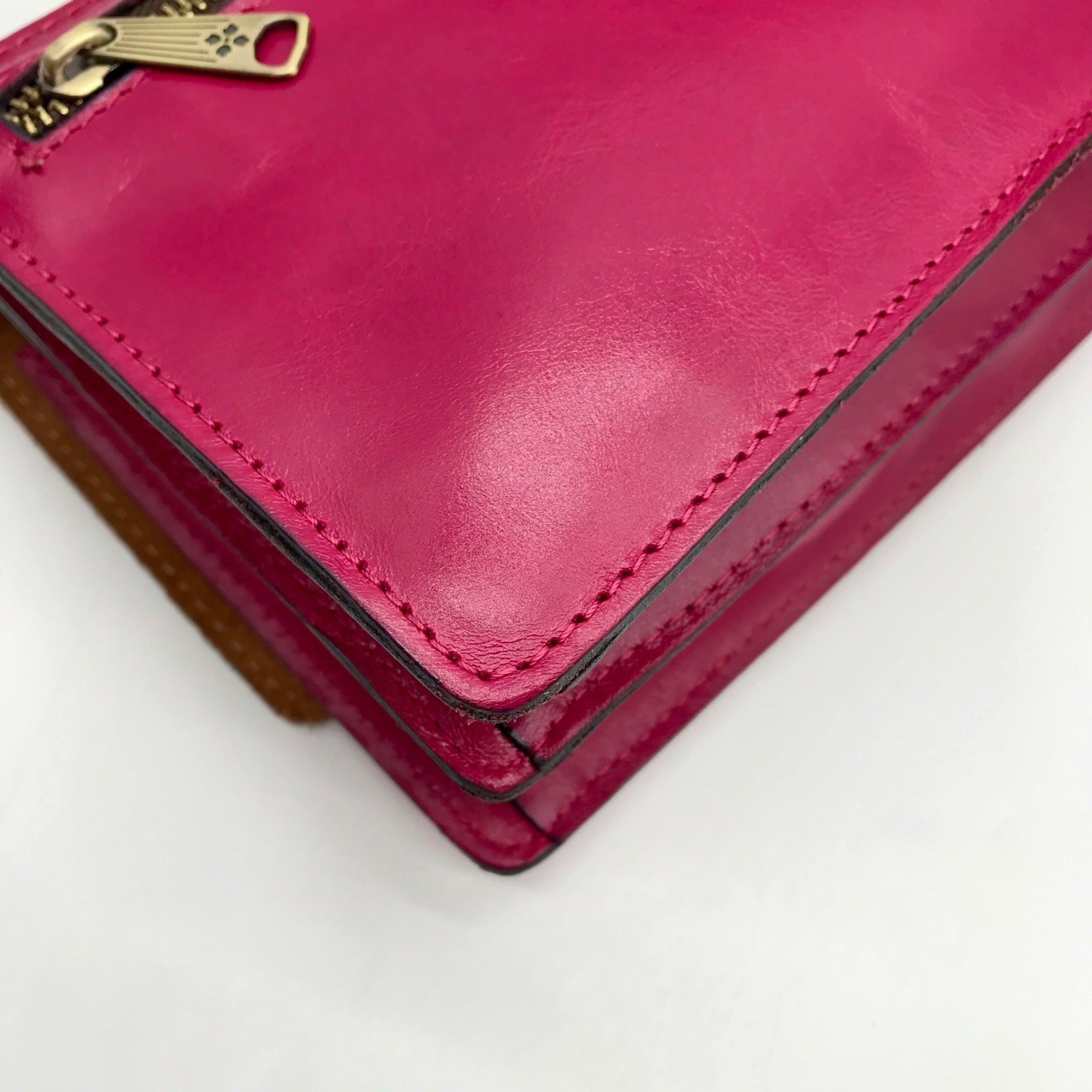 Patricia Nash Pink Leather Crossbody Bag