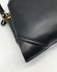 Michael Kors Black Leather Nicole Triple Compartment Crossbody Bag