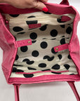 Kate Spade Pink Ostritch Leather Anisha Bexley Shoulder Bag