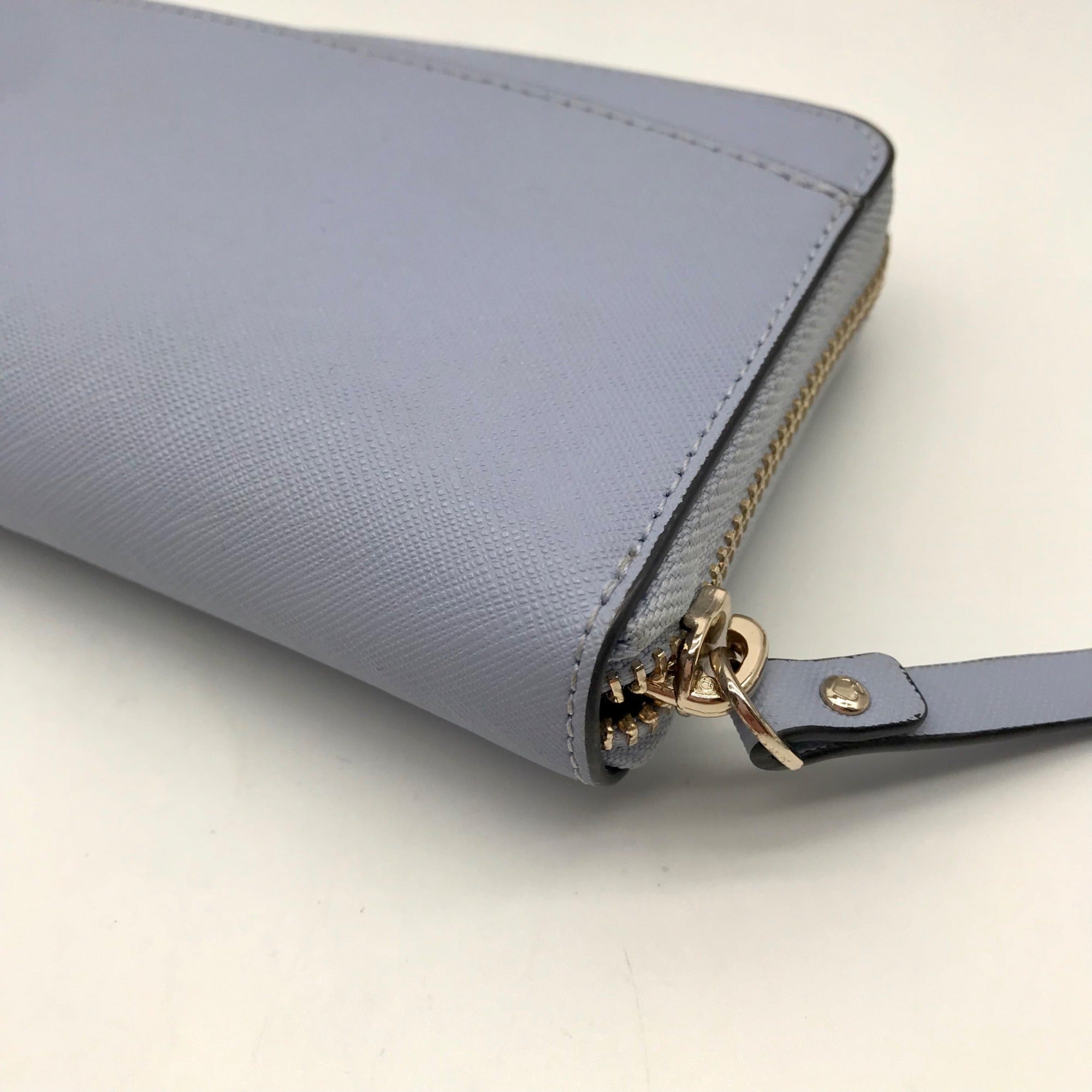 Kate Spade Baby Blue Saffiano Leather Laurel Way Neda Wallet