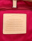 Coach Pink & Tan Leather Park Metro Convertible Tote F26731