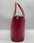 Coach Pink & Tan Leather Park Metro Convertible Tote F26731