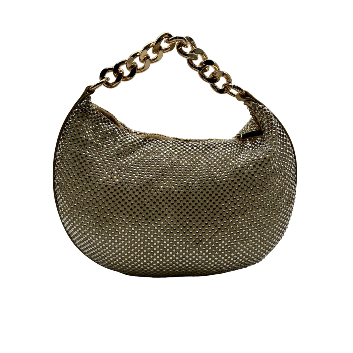 Nina Gold Mesh Mini Bag With Pouch