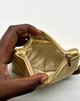 Nina Gold Mesh Mini Bag With Pouch