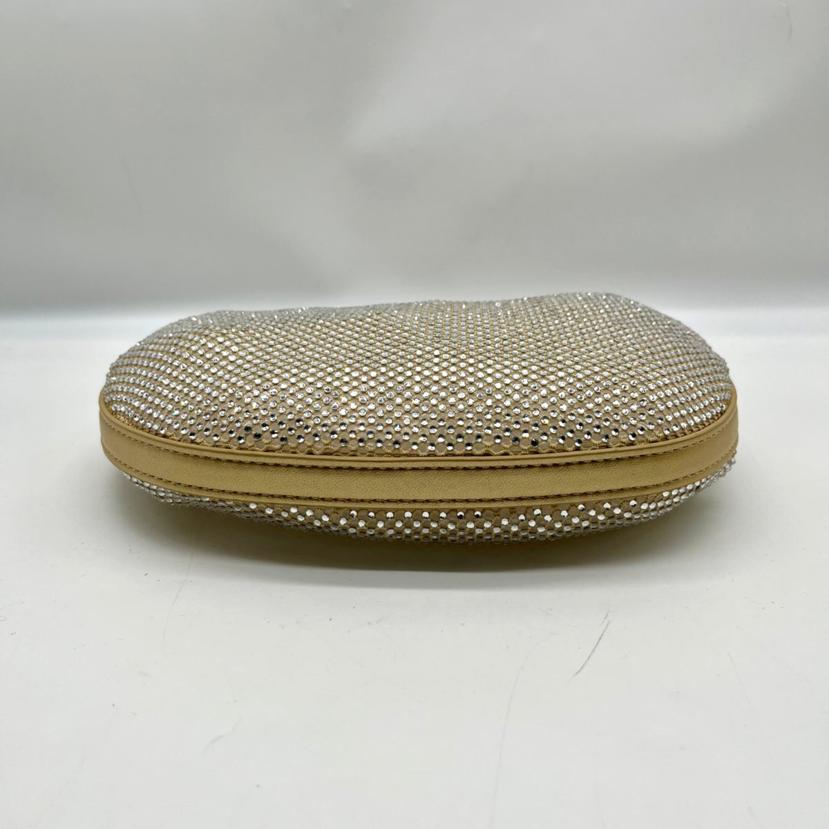 Nina Gold Mesh Mini Bag With Pouch