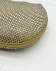 Nina Gold Mesh Mini Bag With Pouch