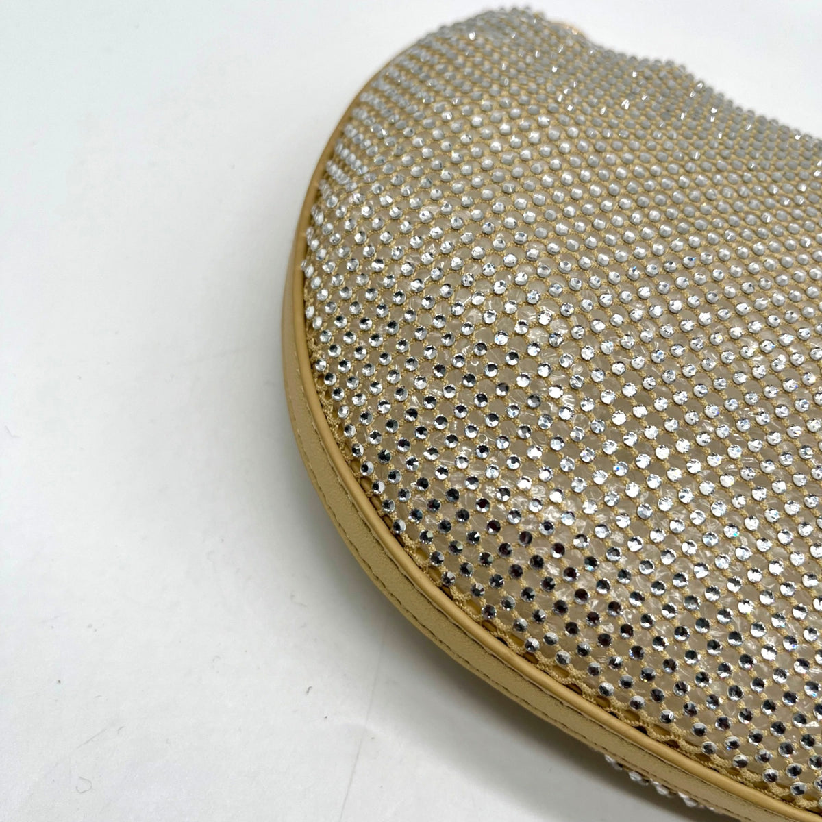Nina Gold Mesh Mini Bag With Pouch