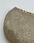 Nina Gold Mesh Mini Bag With Pouch